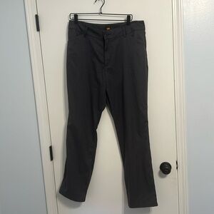 Wrinkle free Charcoal grey dress pants